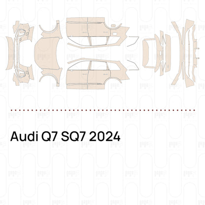 PPF prédécoupé Audi Q7 SQ7 2024