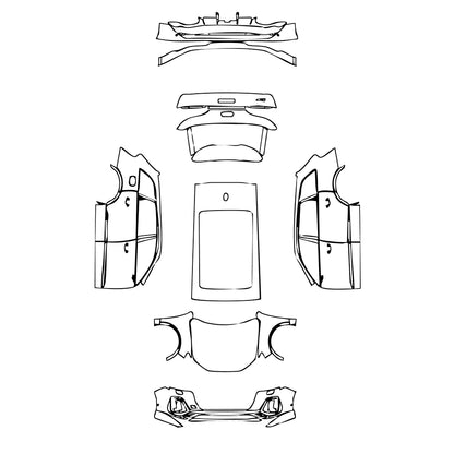 Pre-Cut PPF Audi Q7 SQ7 2025 - PPF-Kits