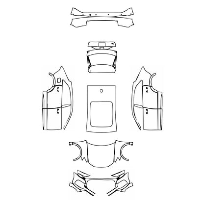 Pre-Cut PPF Audi Q8 Base 2020 - PPF-Kits