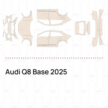 PPF prédécoupé Audi Q8 Base 2025
