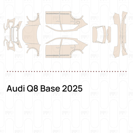 PPF prédécoupé Audi Q8 Base 2025
