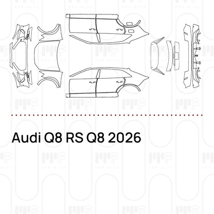 PPF prédécoupé Audi Q8 RS Q8 2026