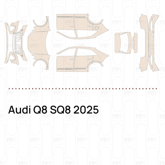 PPF prédécoupé Audi Q8 SQ8 2025