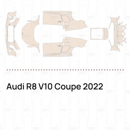 PPF prédécoupé Audi R8 V10 Coupe 2022