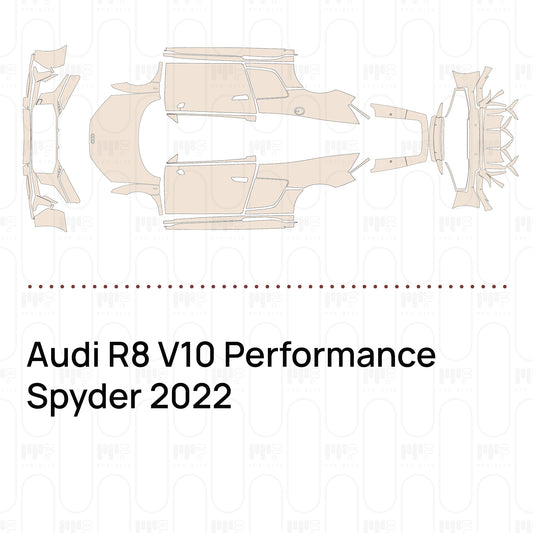 PPF prédécoupé Audi R8 V10 Performance Spyder 2022