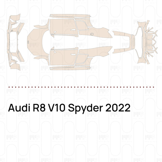 PPF prédécoupé Audi R8 V10 Spyder 2022