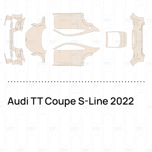 PPF prédécoupé Audi TT Coupe S-Line 2022