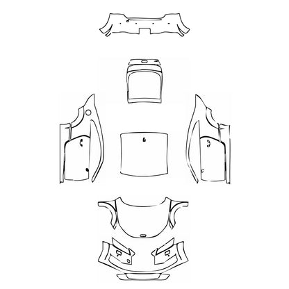 Pre-Cut PPF Audi TT TT Coupe Base 2018 - PPF-Kits