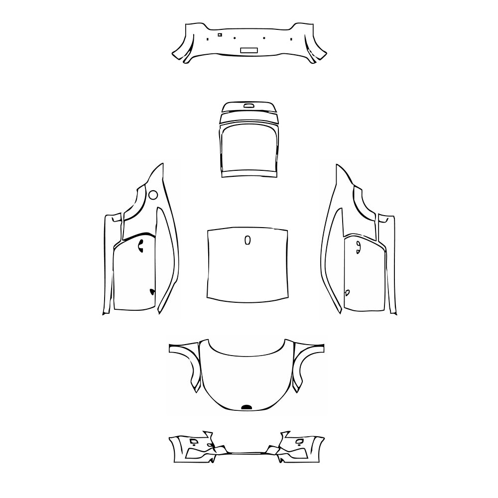 Pre-Cut PPF Audi TT TT Coupe Base 2020 - PPF-Kits