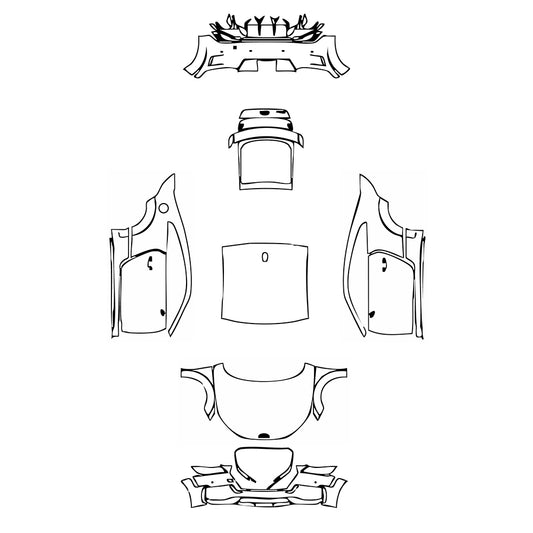 Pre-Cut PPF Audi TT TT RS Coupe 2022 - PPF-Kits