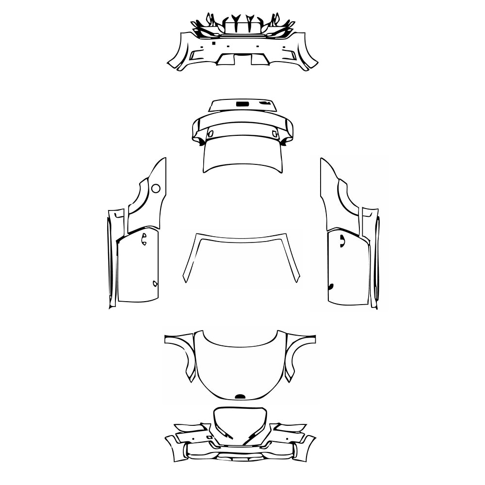 Pre-Cut PPF Audi TT TT RS Roadster 2020 - PPF-Kits