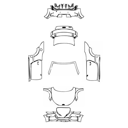Pre-Cut PPF Audi TT TT RS Roadster 2021 - PPF-Kits