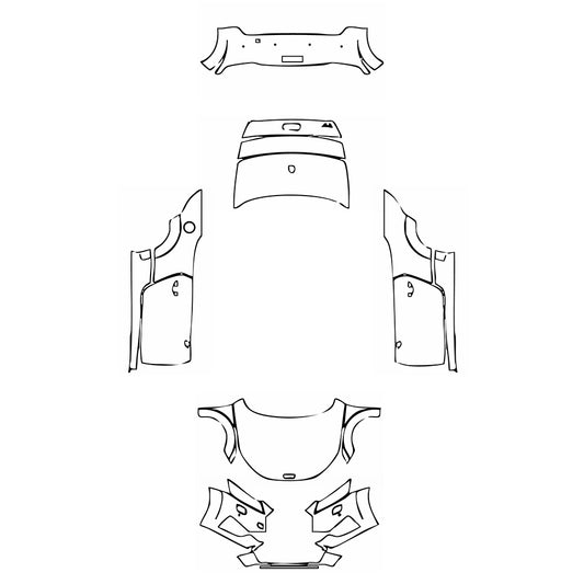 Pre-Cut PPF Audi TT TT Roadster S-line 2019 - PPF-Kits