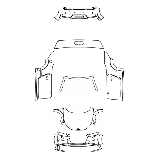 Pre-Cut PPF Audi TT TT Roadster S-line 2021 - PPF-Kits