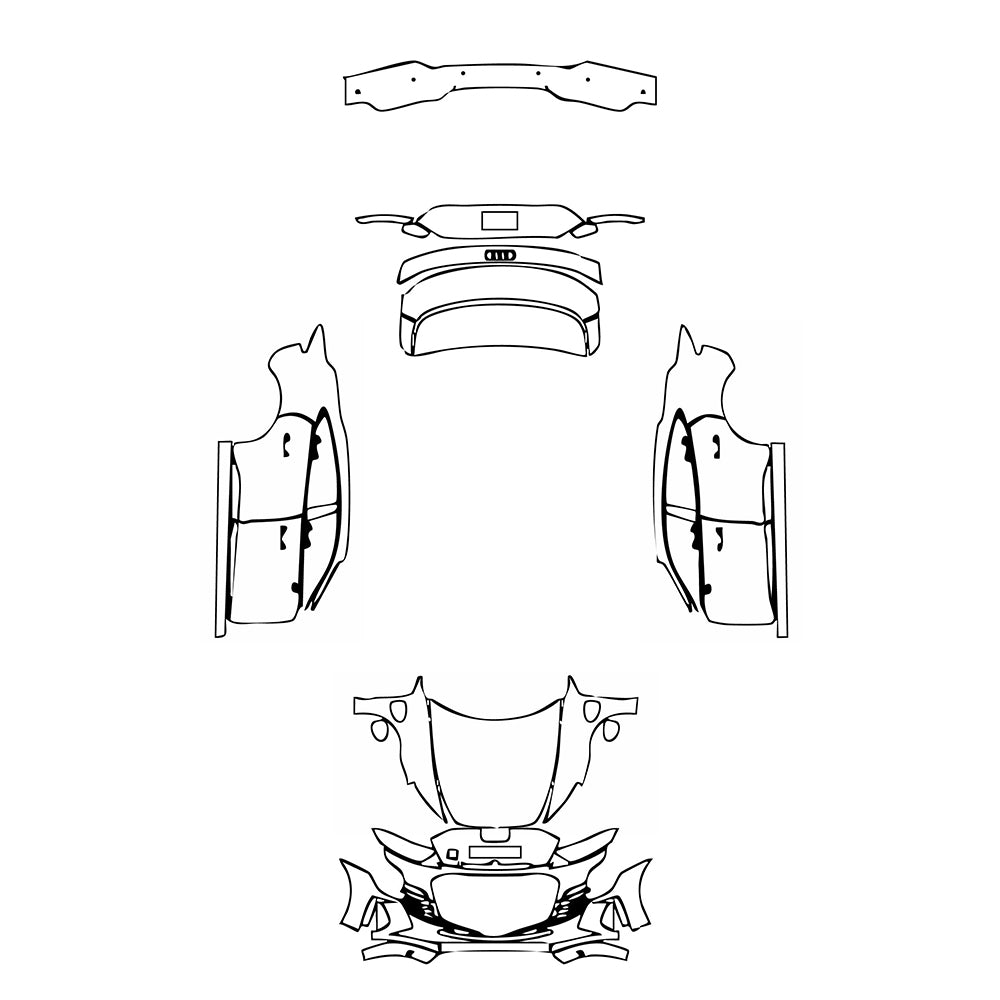 Pre-Cut PPF Audi e-tron GT e-tron GT 2021 - PPF-Kits