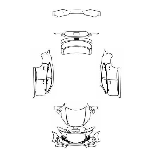 Pre-Cut PPF Audi e-tron GT e-tron GT 2023 - PPF-Kits