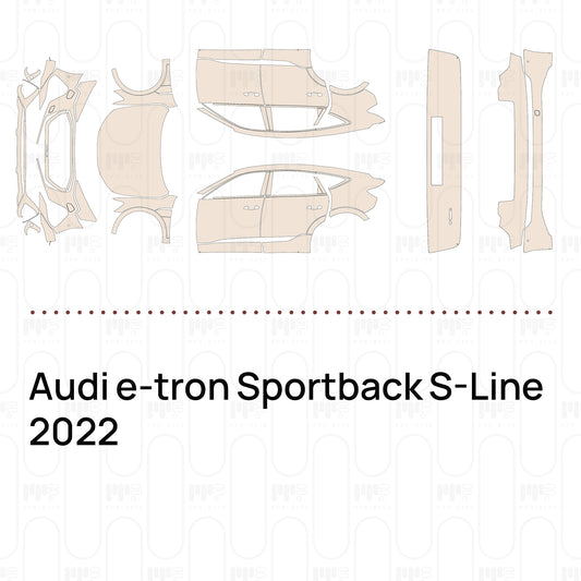 PPF prédécoupé Audi e-tron Sportback S-Line 2022