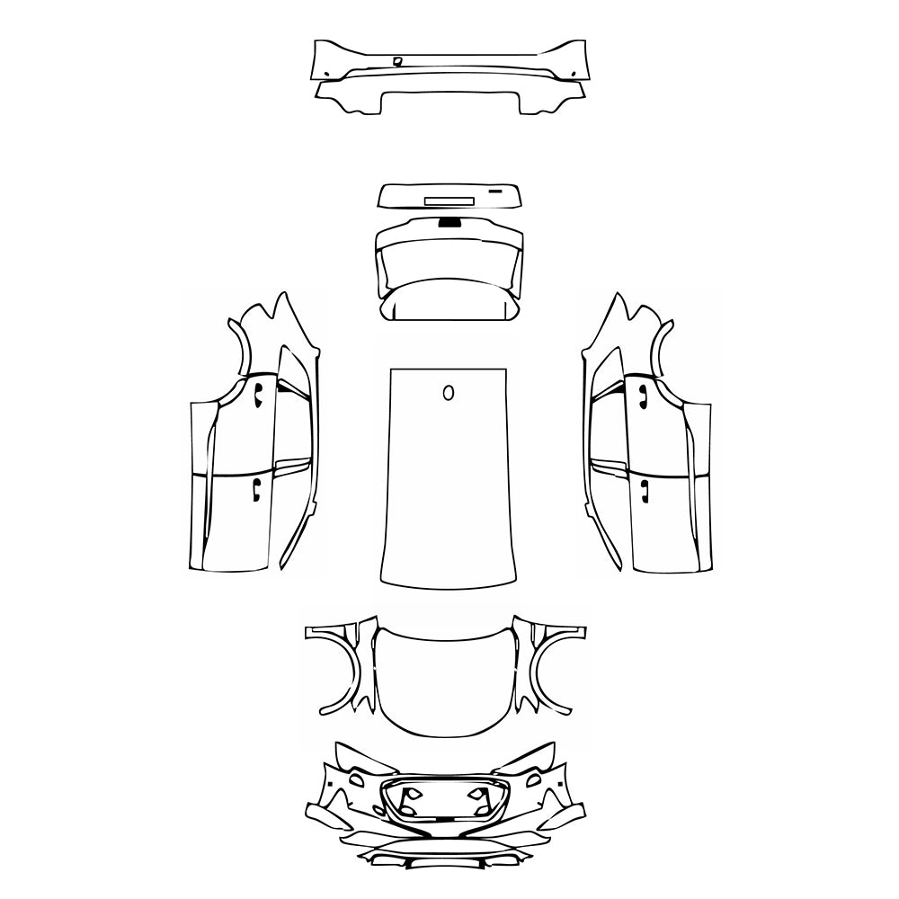 Pre-Cut PPF Audi e-tron e-tron Base 2022 - PPF-Kits