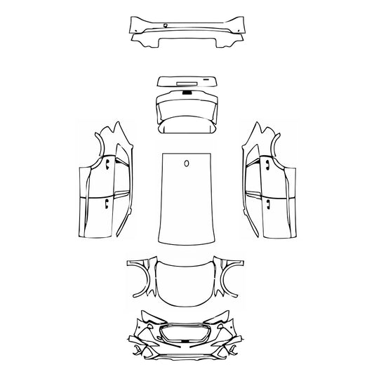 Pre-Cut PPF Audi e-tron e-tron S-line 2023 - PPF-Kits