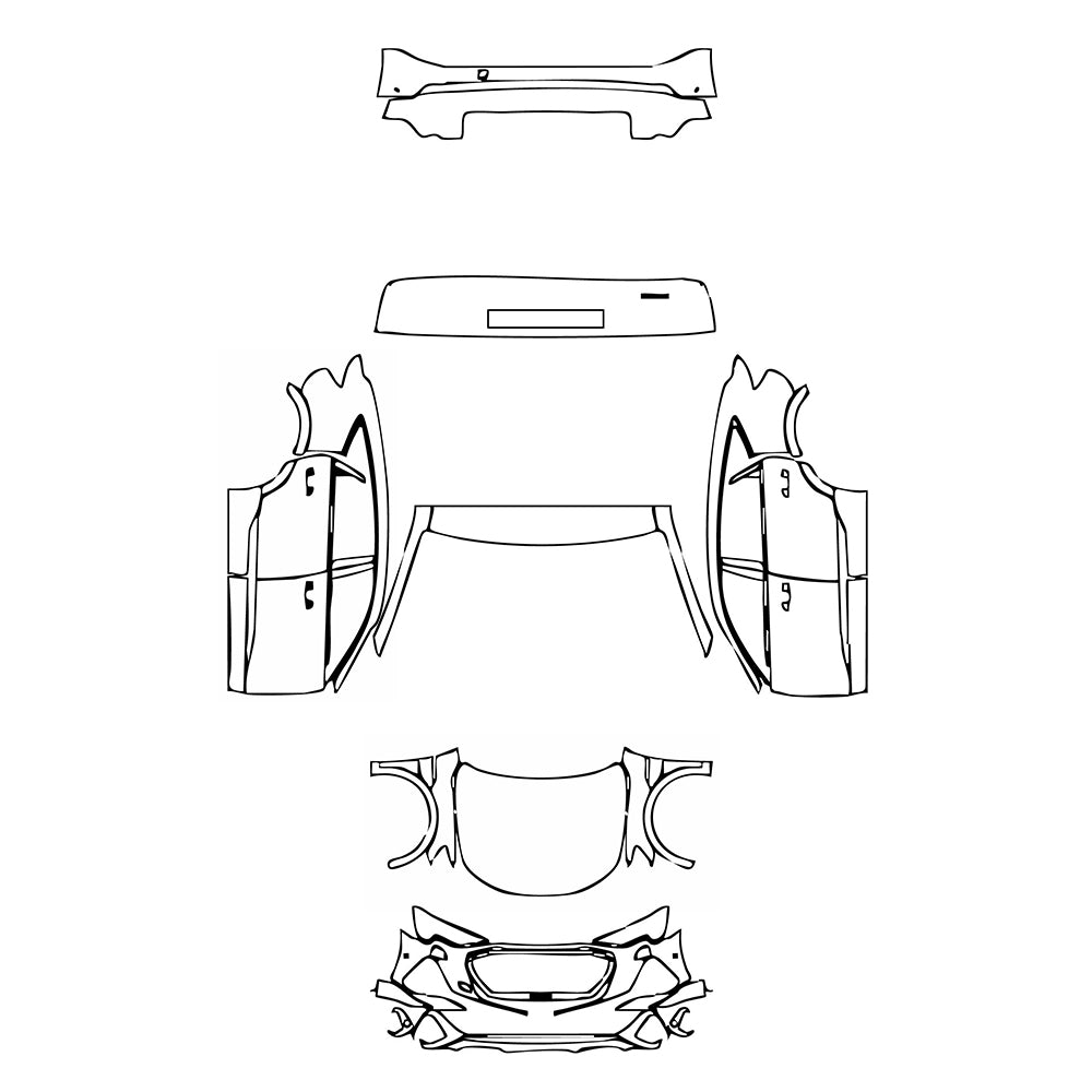 Pre-Cut PPF Audi e-tron e-tron Sportback S-line 2023 - PPF-Kits