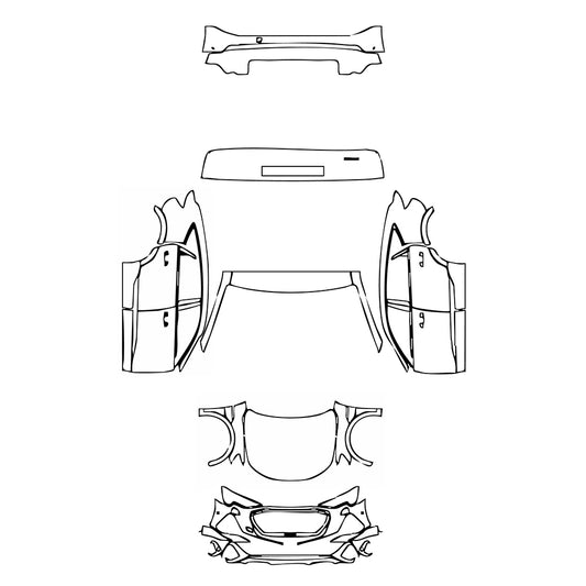 Pre-Cut PPF Audi e-tron e-tron Sportback S-line 2023 - PPF-Kits