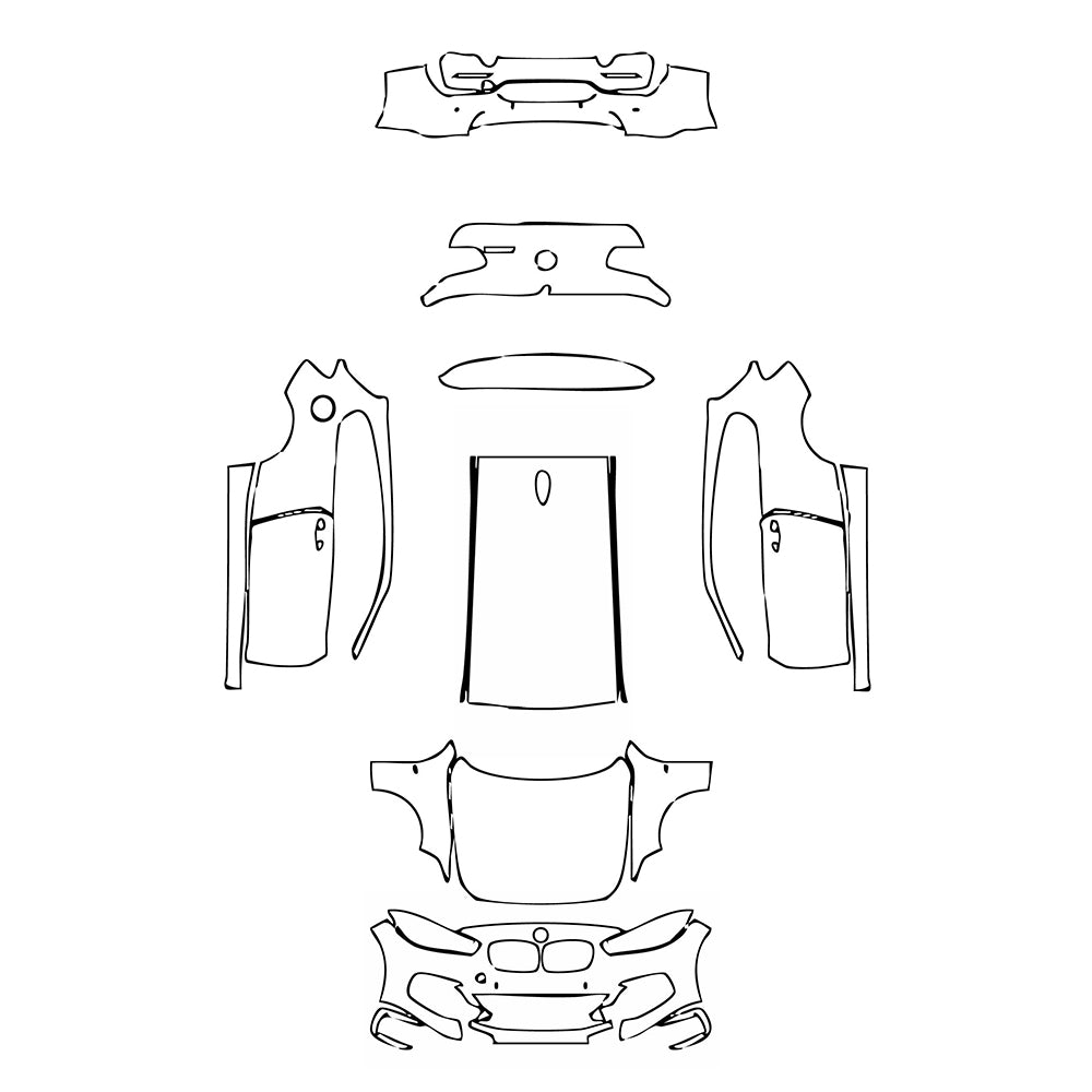 Pre-Cut PPF BMW 1 Series 3-door Sports Hatch M140i 2017 - PPF-Kits