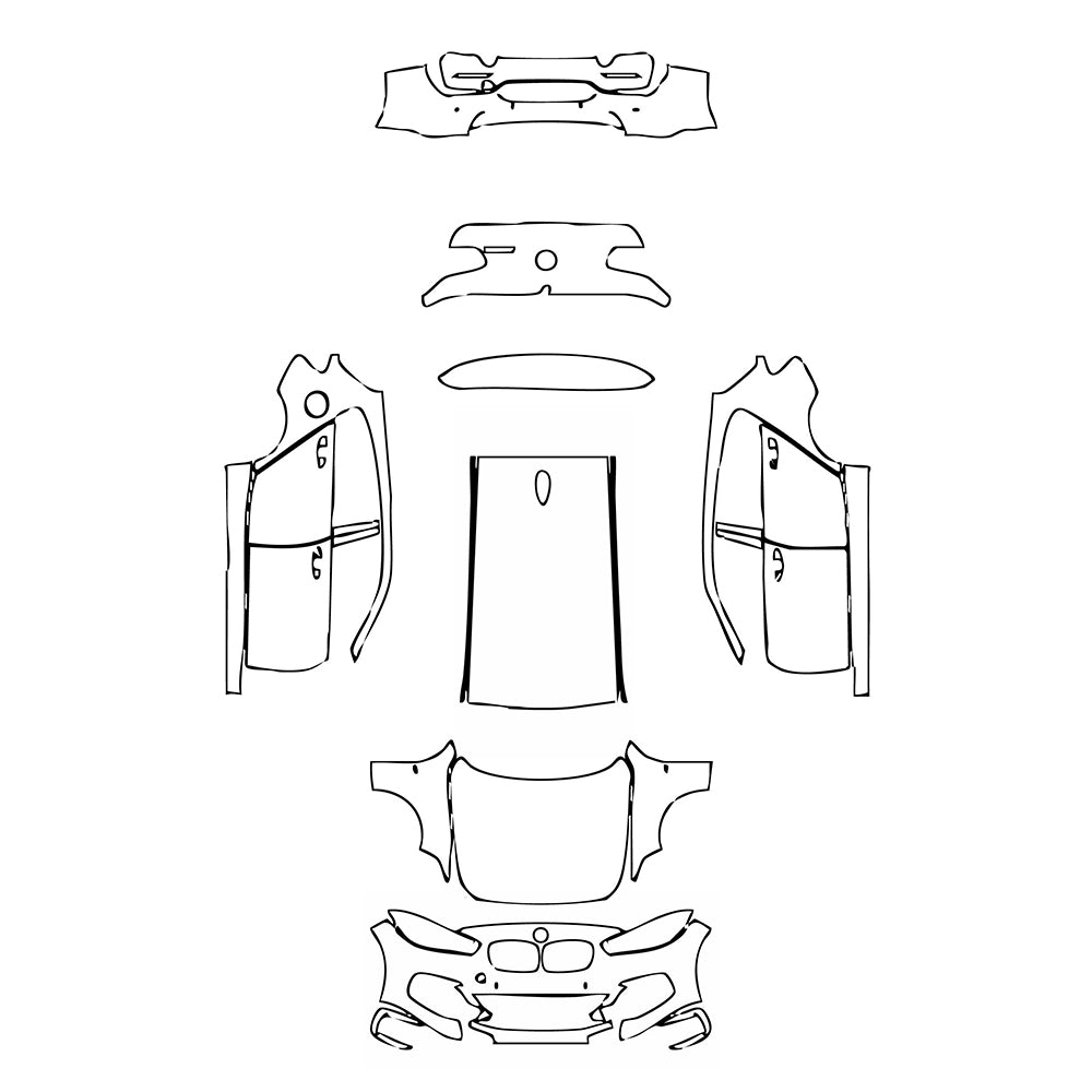 Pre-Cut PPF BMW 1 Series 5-door Sports Hatch M135i 2015 - PPF-Kits