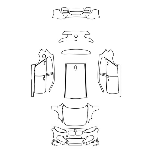 Pre-Cut PPF BMW 1 Series 5-door Sports Hatch M135i 2015 - PPF-Kits