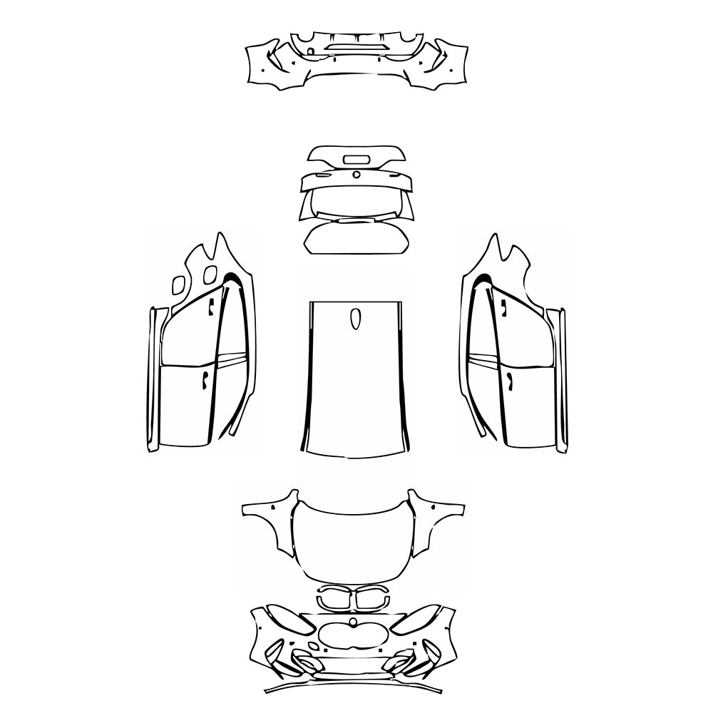 Pre-Cut PPF BMW 1 Series 5-door Sports Hatch M135i 2022 - PPF-Kits