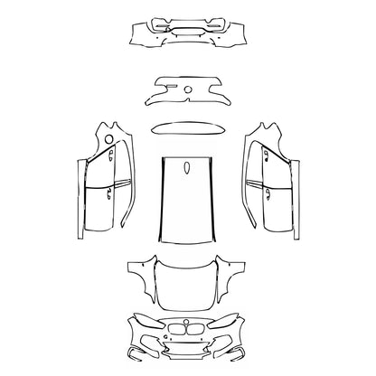 Pre-Cut PPF BMW 1 Series 5-door Sports Hatch M140i 2016 - PPF-Kits