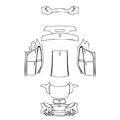 Pre-Cut PPF BMW 1 Series 5-door Sports Hatch M Sport 2021 - PPF-Kits