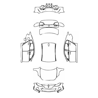 Pre-Cut PPF BMW 1 Series Sports Sedan M Sport 2020 - PPF-Kits