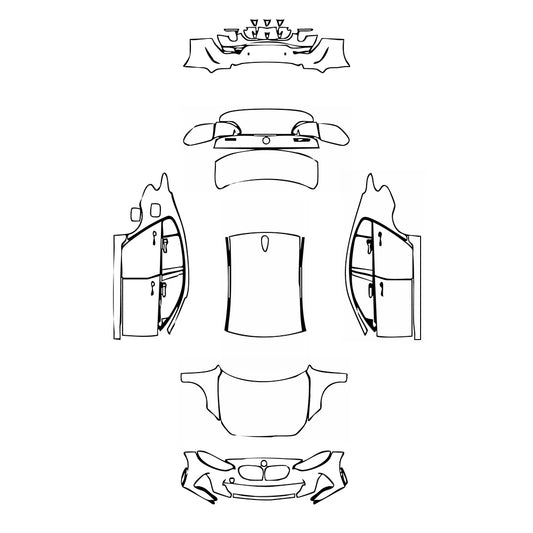 Pre-Cut PPF BMW 1 Series Sports Sedan M Sport 2022 - PPF-Kits