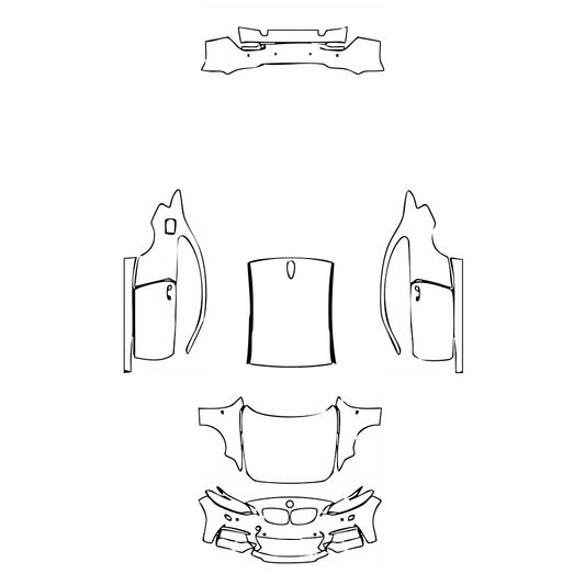 Pre-Cut PPF BMW 2 Series Coupe M235 M240 2020 - PPF-Kits