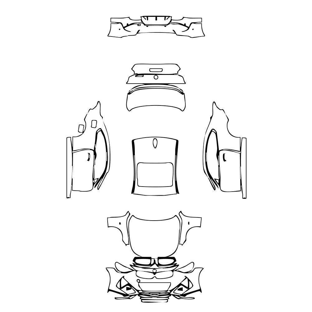 Pre-Cut PPF BMW 2 Series Coupe M235 M240 2022 - PPF-Kits