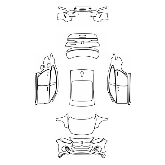 Pre-Cut PPF BMW 2 Series Gran Coupe M235i 2023 - PPF-Kits