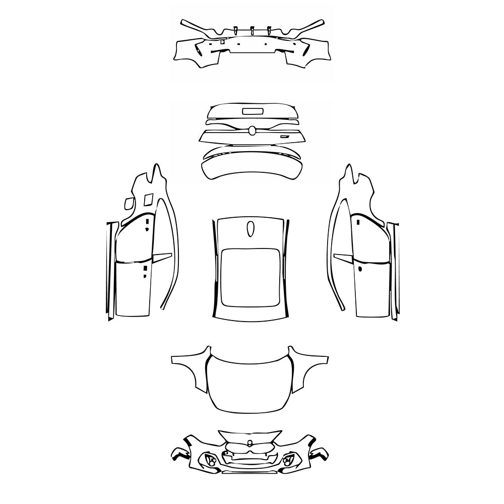 Pre-Cut PPF BMW 2 Series Gran Coupe Msport 2021 - PPF-Kits