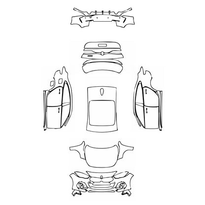 Pre-Cut PPF BMW 2 Series Gran Coupe Msport 2023 - PPF-Kits