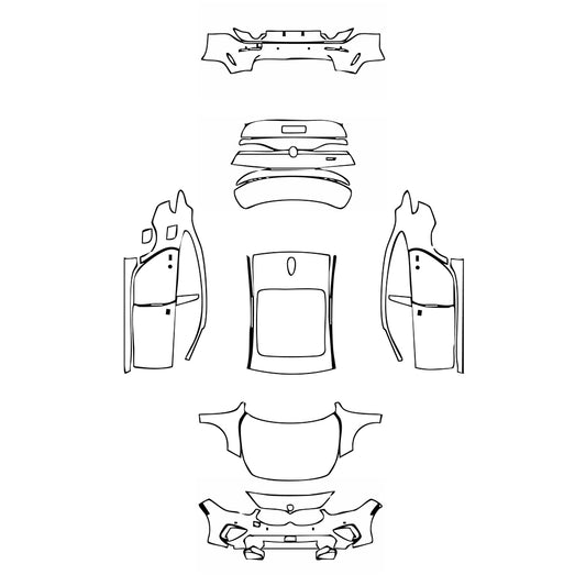 Pre-Cut PPF BMW 2 Series Gran Coupe Sportline 2021 - PPF-Kits