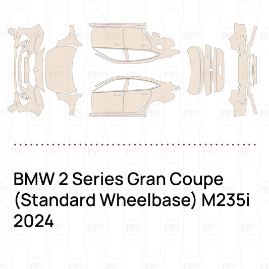 PPF prédécoupé BMW 2 Series Gran Coupe (Standard Wheelbase) M235i 2024