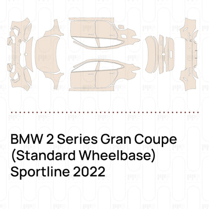 PPF prédécoupé BMW 2 Series Gran Coupe (Standard Wheelbase) Sportline 2022