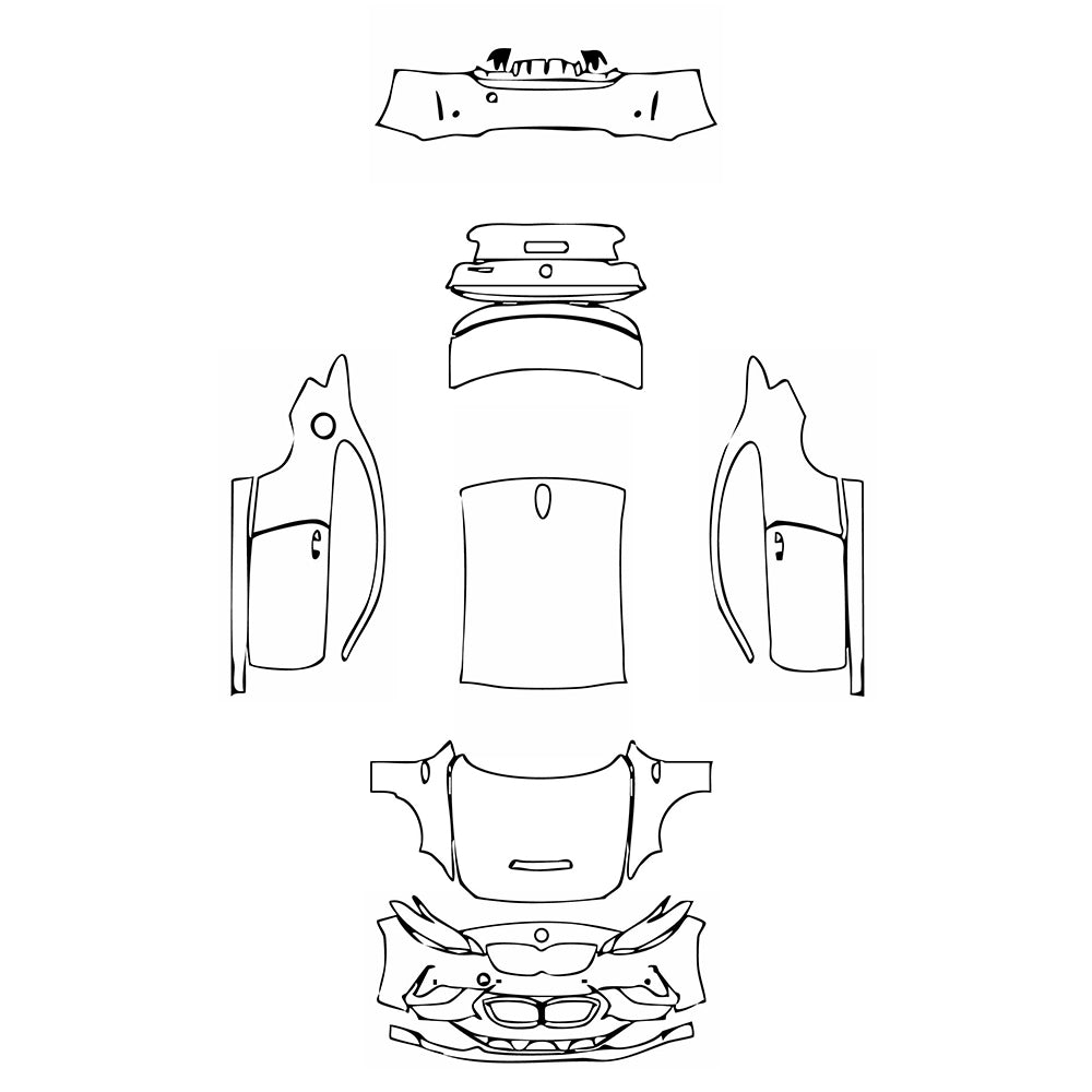 Pre-Cut PPF BMW 2 Series M2 CS 2020 - PPF-Kits