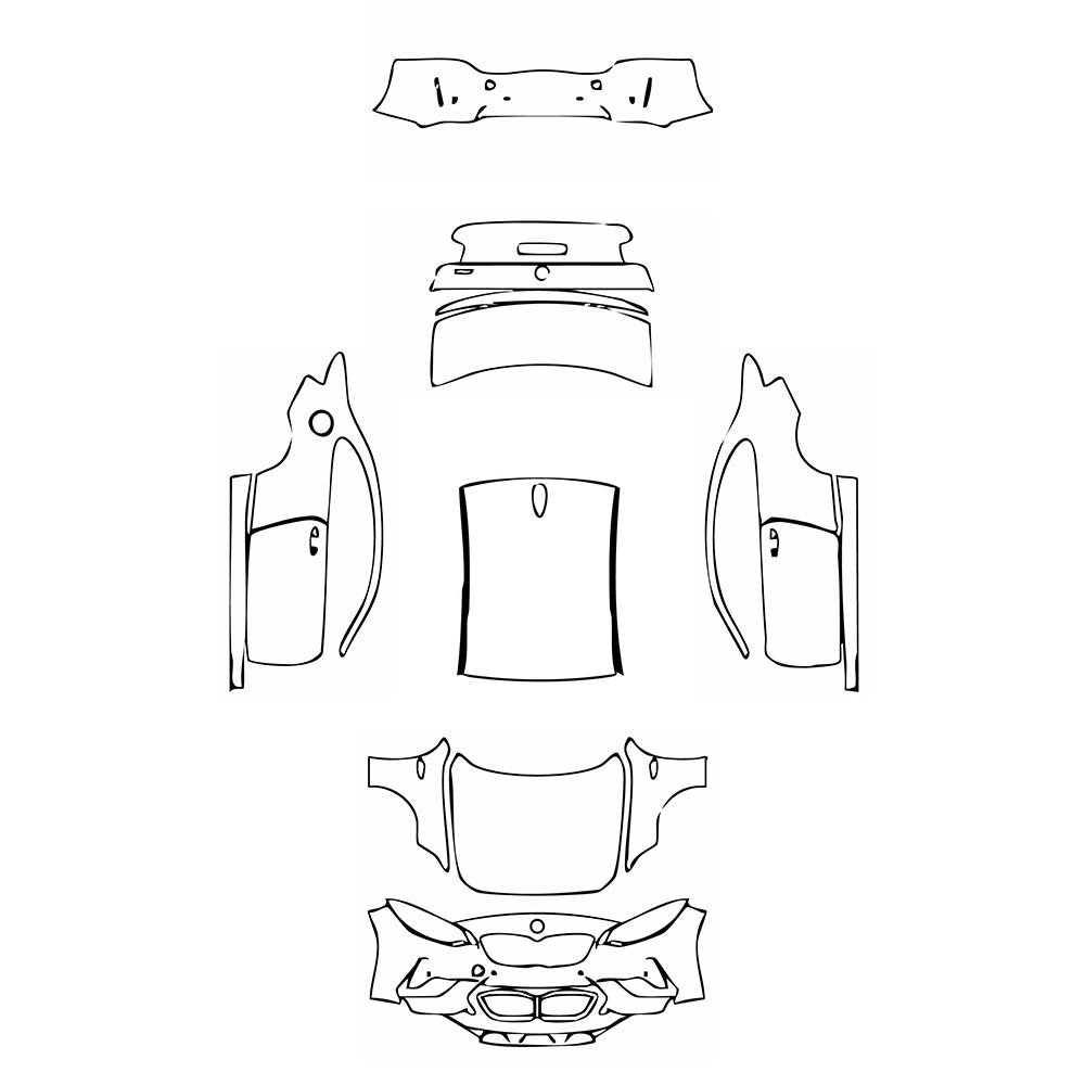 Pre-Cut PPF BMW 2 Series M2 Competition 2018 - PPF-Kits