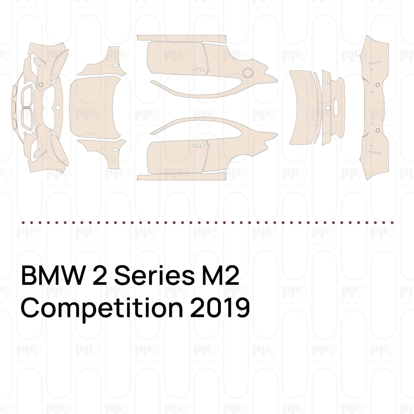 PPF prédécoupé BMW 2 Series M2 Competition 2019