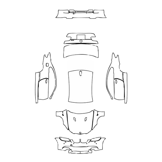 Pre-Cut PPF BMW 3 Series Coupe M3 2012 - PPF-Kits
