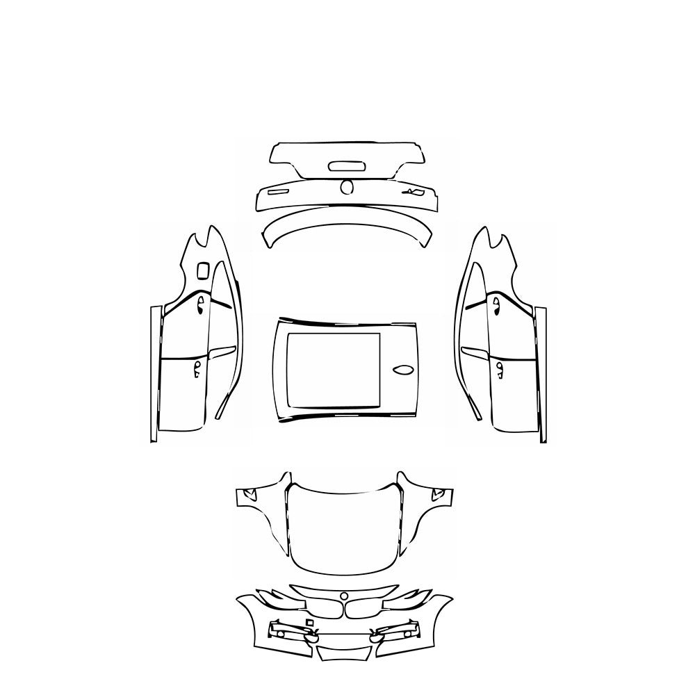 Pre-Cut PPF BMW 3 Series Gran Turismo Sport Line 2014 - PPF-Kits