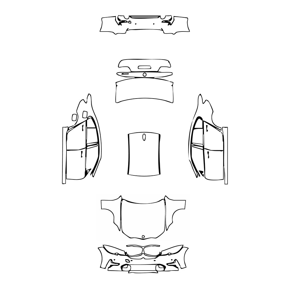 Pre-Cut PPF BMW 3 Series Sedan Luxury Standard Wheelbase 2021 - PPF-Kits