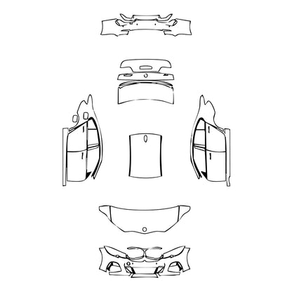 Pre-Cut PPF BMW 3 Series Sedan M340i 2022 - PPF-Kits
