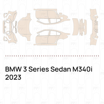 PPF prédécoupé BMW 3 Series Sedan M340i 2023