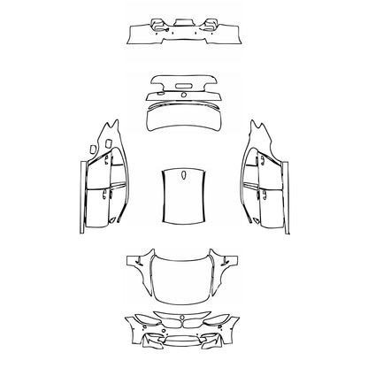Pre-Cut PPF BMW 3 Series Sedan M3 2018 - PPF-Kits